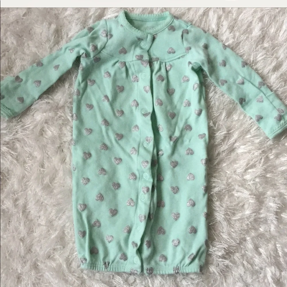 Carter’s Newborn Baby Converter Gown 3 piece Set